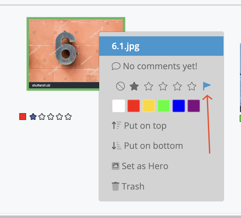 Studio Wall Item Adornments Example